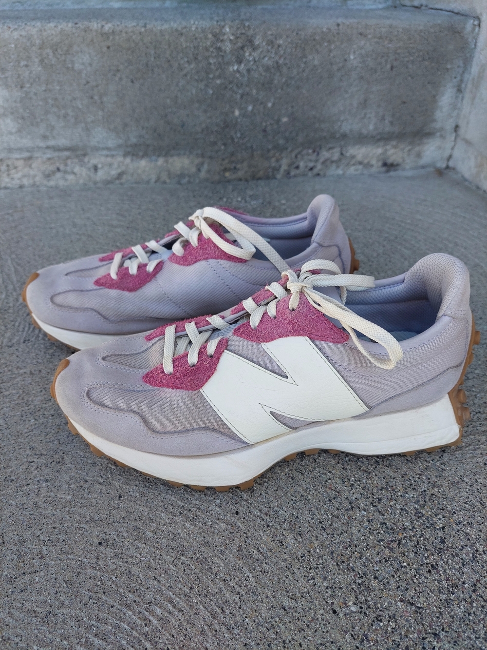 New Balance 327 x CALIA Sneakers Women’s Size 9 Lavender Pink - Picture 3 of 7